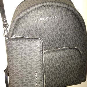 Michael Kors Travel Wallet and Backpack Set